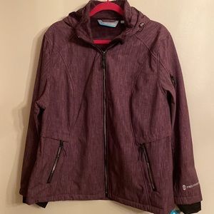Free Country Super Softshell Hooded Jacket, Size: 1X, NWT